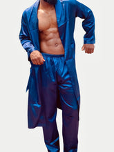 Load image into Gallery viewer, Mens Luxury &quot;Midnight Blue&quot; Silk Set
